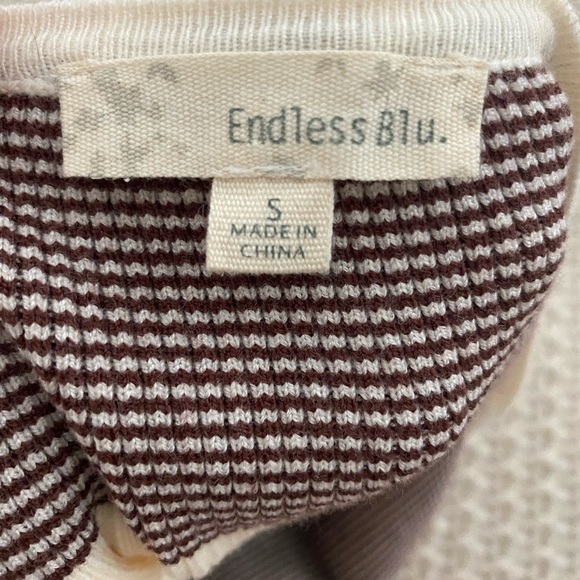 Halterneck Ribbed-Knit Midi Dress In Ivory/Dark Chocolate - Picture 2 of 4